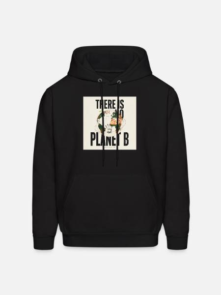 There Is No Planet B - Men's Hoodie - black