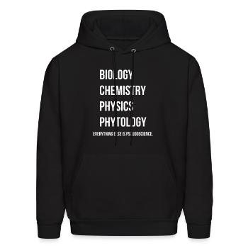 The Sciences - Men's Hoodie - black - Front - Elias (183cm)