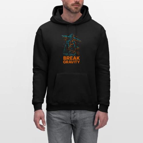 Break Gravity Skateboard Trick - Men's Hoodie