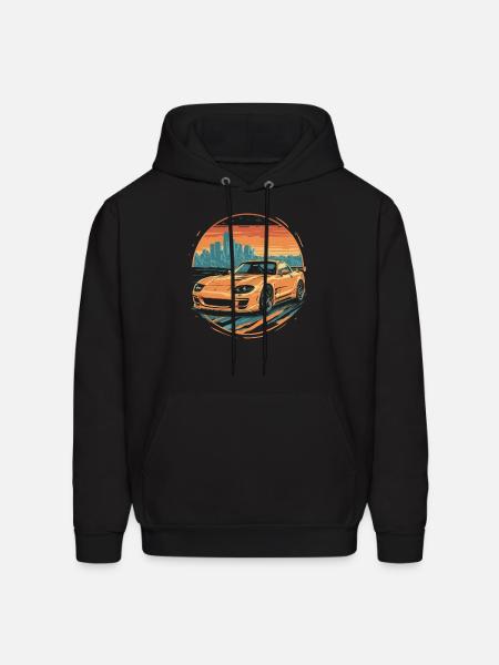 rx 7 fc - Men's Hoodie - black
