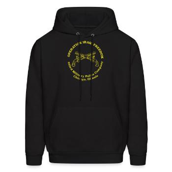 933rd MP Co Original - Men's Hoodie - black - Front - Elias (183cm)