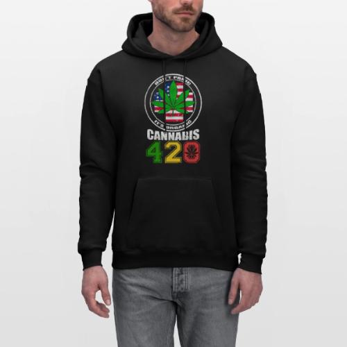 Side Splitting 420 My Medical Weed Marijuana - Men's Hoodie