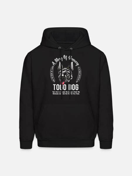 Dog Breed Togo Dog - Men's Hoodie - black