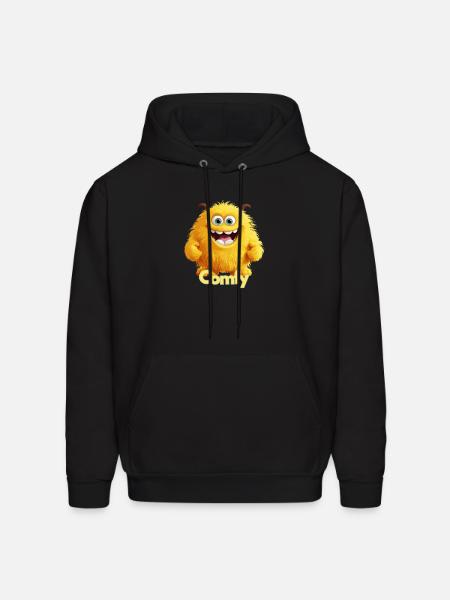Comfy Warm Fuzzy - Men's Hoodie - black