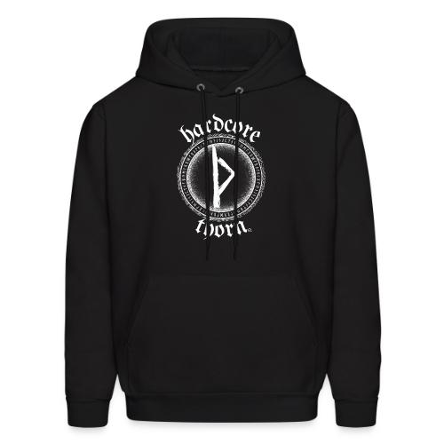 Hardcore Thorn (white design) - Men's Hoodie