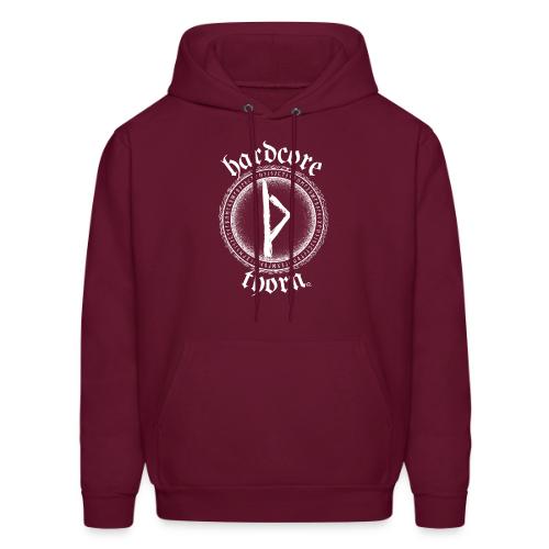 Hardcore Thorn (white design) - Men's Hoodie
