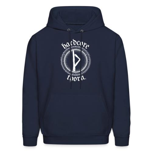 Hardcore Thorn (white design) - Men's Hoodie