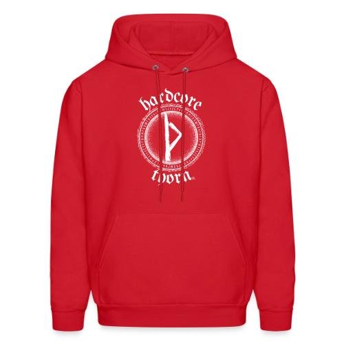 Hardcore Thorn (white design) - Men's Hoodie