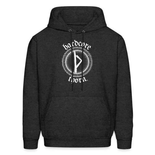 Hardcore Thorn (white design) - Men's Hoodie