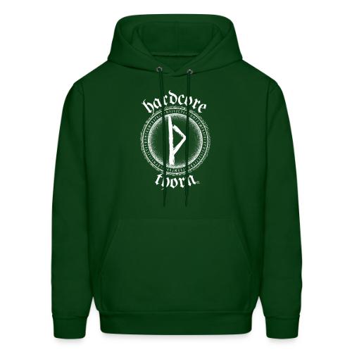 Hardcore Thorn (white design) - Men's Hoodie