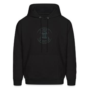 In Brief: I’m Brilliant - Men's Hoodie - black - Front - Elias (183cm)