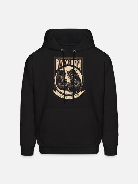 Boxing Hero - i am the greatest - Men's Hoodie - black