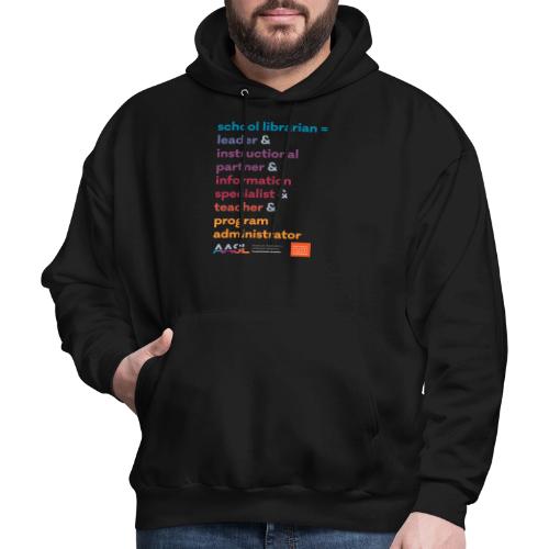 Five Roles of a School Librarian - Men's Hoodie