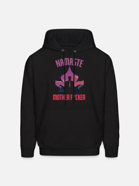 Namaste Mother Fucker Suit - Men's Hoodie - black