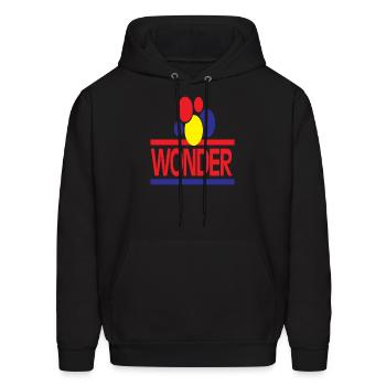 wonder bread - Men's Hoodie - black - Front - Elias (183cm)