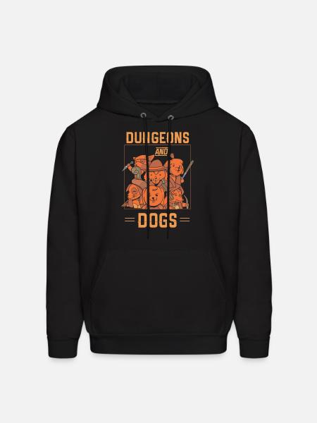Dungeons And Dogs - Men's Hoodie - black
