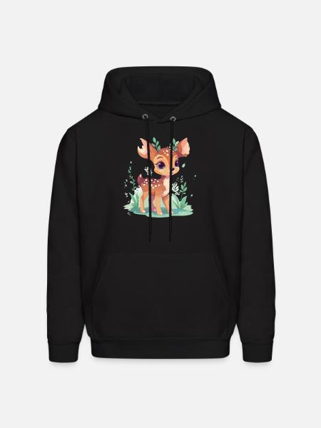 New Deer - Men's Hoodie - black