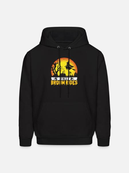 Free broom rides - Men's Hoodie - black