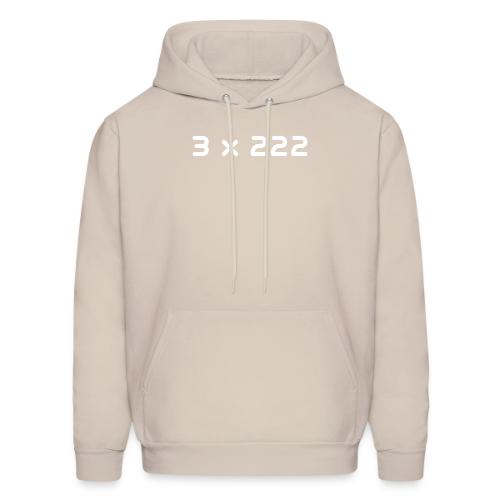 3 x 222 - Men's Hoodie
