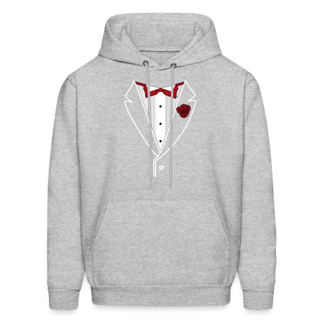 Tuxedo Shirt with Red bowtie