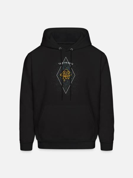 Take Me Away - Men's Hoodie - black