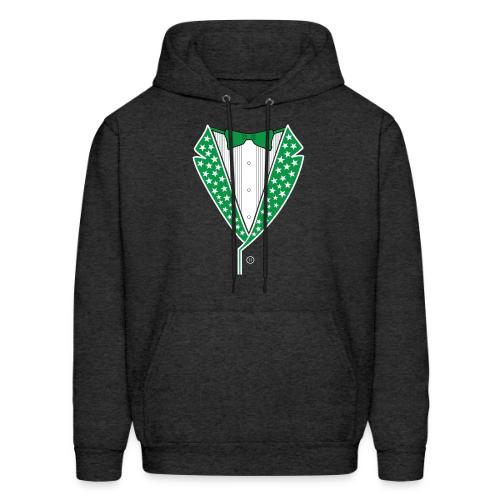 Star Tuxedo in Green PNG - Men's Hoodie