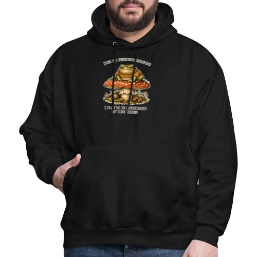 Frog Consumed by Moss Cottagecore Aesthetic - Men's Hoodie