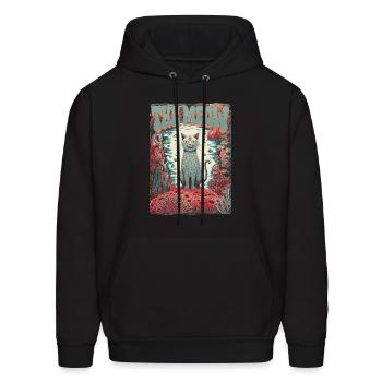 The Terrifying Meow - Men's Hoodie - black - Front - Elias (183cm)