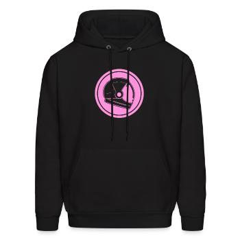 Space Helmet - Men's Hoodie - black - Front - Elias (183cm)