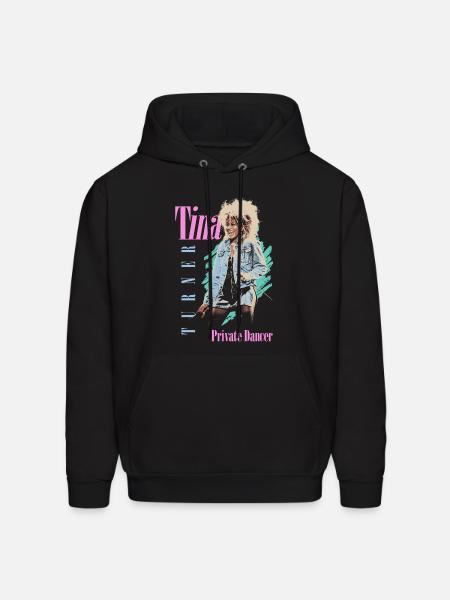 Tina Turner Private Dancer Design - Men's Hoodie - black