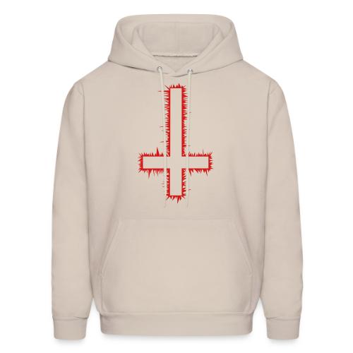Inverted Cross - Men's Hoodie