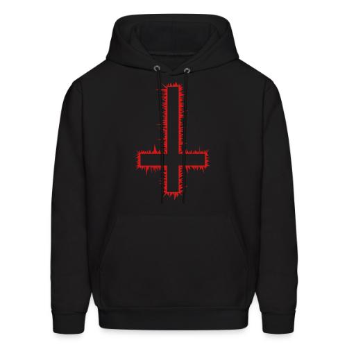 Inverted Cross - Men's Hoodie