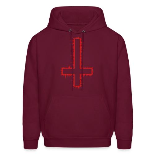 Inverted Cross - Men's Hoodie