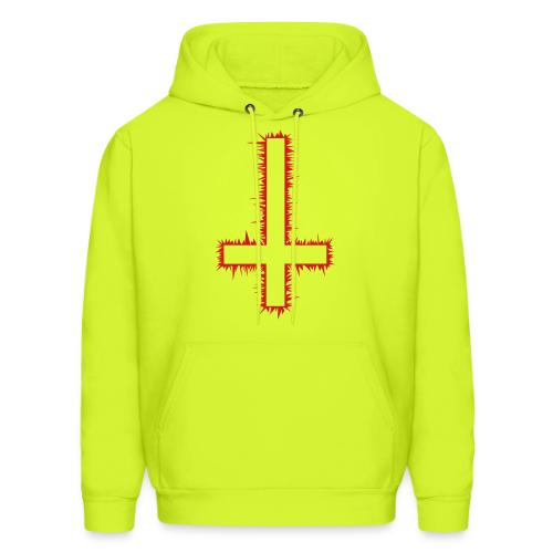 Inverted Cross - Men's Hoodie