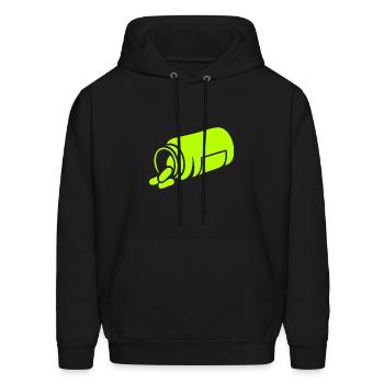Spilled Pills - Men's Hoodie - black - Front - Elias (183cm)