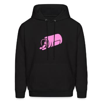 Spilled Pills - Men's Hoodie - black - Front - Elias (183cm)