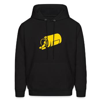 Spilled Pills - Men's Hoodie - black - Front - Elias (183cm)