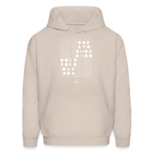 Quit upside white - Men's Hoodie