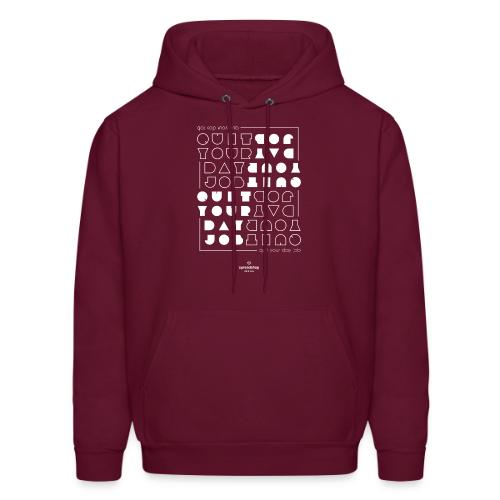 Quit upside white - Men's Hoodie