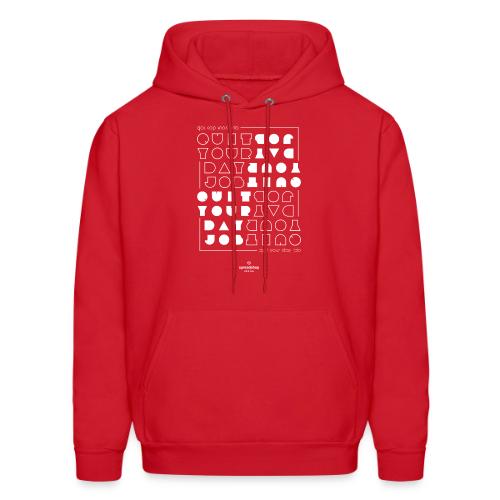 Quit upside white - Men's Hoodie