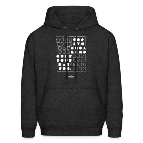 Quit upside white - Men's Hoodie