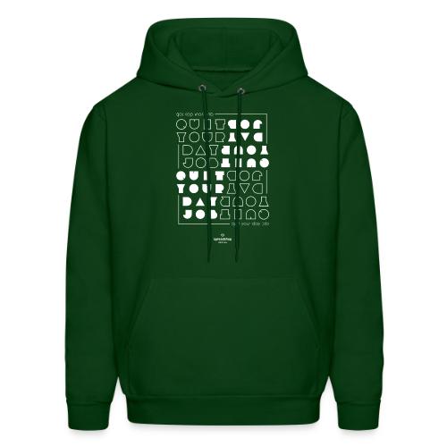 Quit upside white - Men's Hoodie