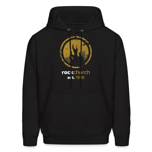 RC flame city with text - Men's Hoodie