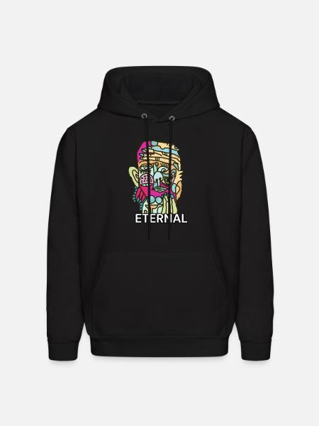 ETERNAL SIDE - Men's Hoodie - black