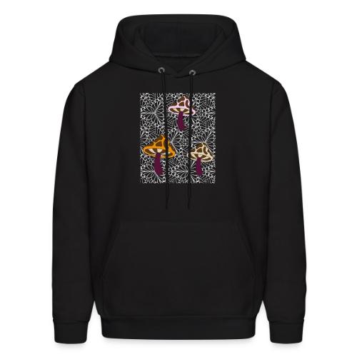 Fall Season Mushroom Designs - Men's Hoodie