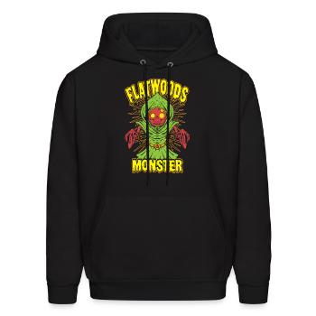 Flatwoods Monster Cryptid Terror - Men's Hoodie - black - Front - Elias (183cm)