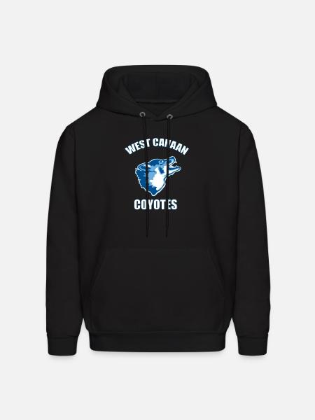 West Canaan Coyotes - Men's Hoodie - black
