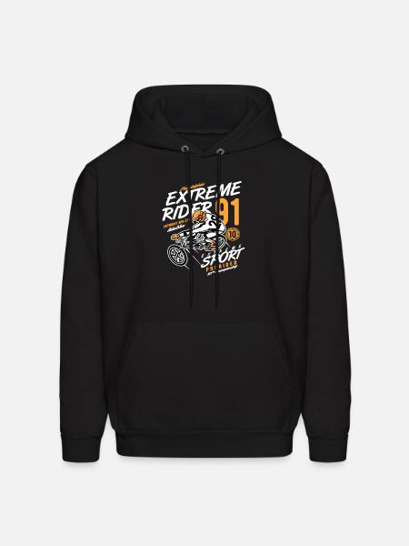 Extreme Rider 91 BMX - Men's Hoodie - black
