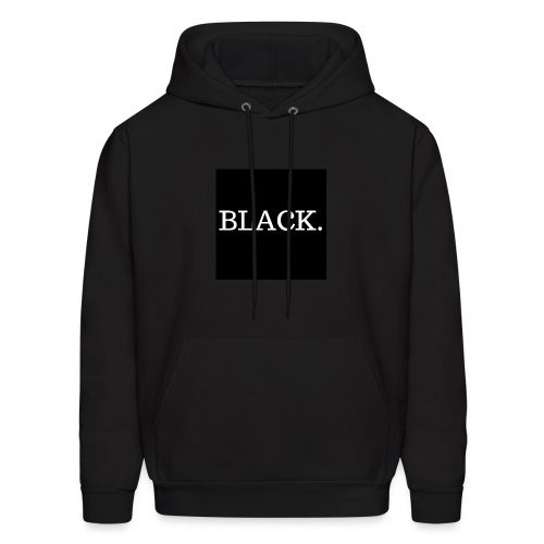 BLACK - Men's Hoodie