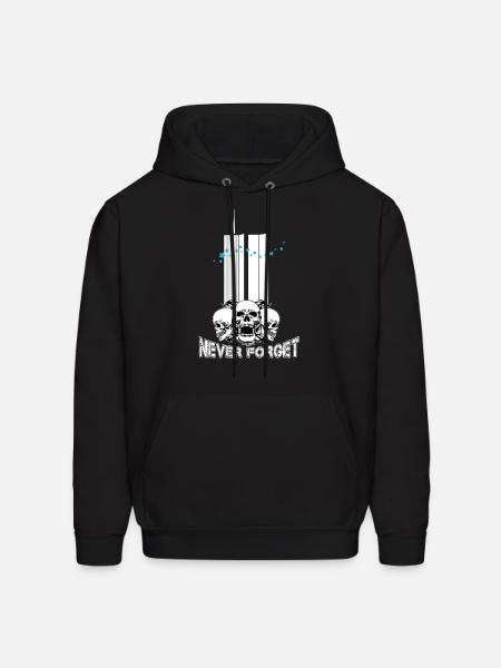 911 Never forget white - Men's Hoodie - black
